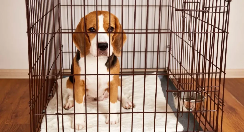 crate training a puppy 