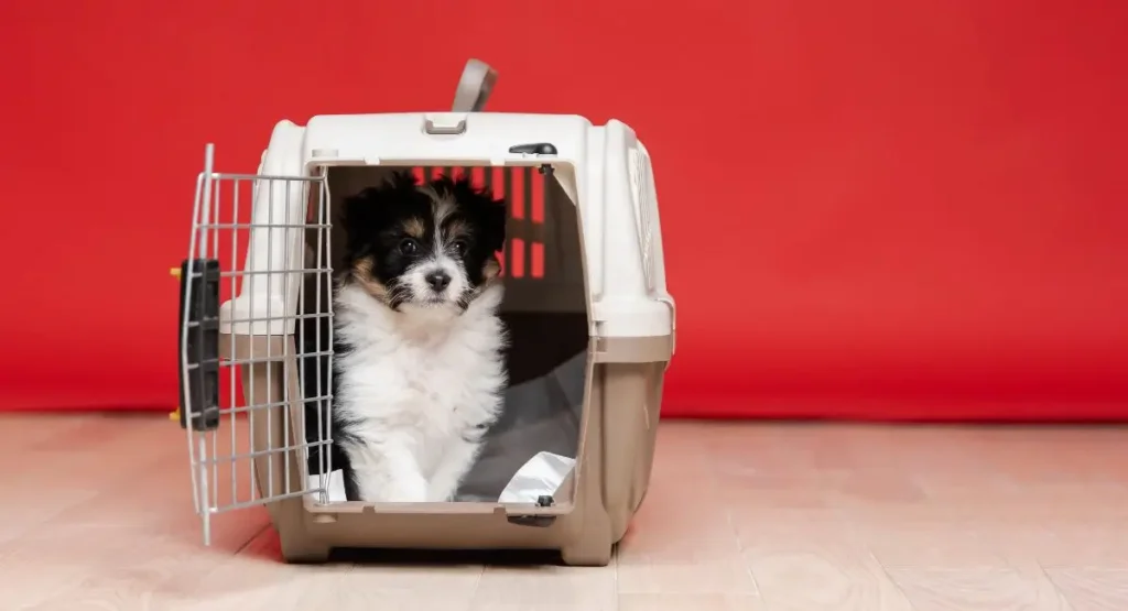 crate training a puppy