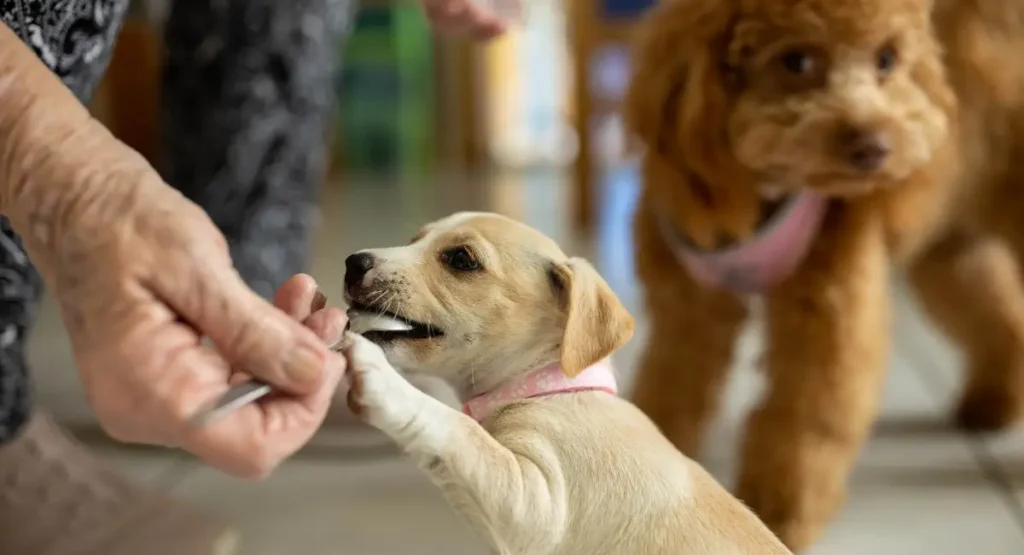 how to train a puppy to stop biting